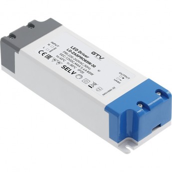 Блок питания для светодиодов GTV LD-ZASPRO65W-30 LED, 65W Блок питания для светодиодов GTV LD-ZASPRO65W-30 LED, 65W
