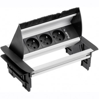 Блок розеток настольный GTV AE-PBC3GU-53BKS 3 розетки