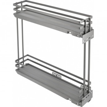 Двухуровневая боковая корзина GTV MOVIX PRO 150 KO-150BO-60, антрацит Двухуровневая боковая корзина GTV MOVIX PRO 150 KO-150BO-60, антрацит