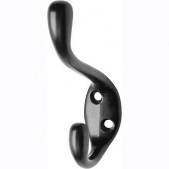 Крючок GTV WA-MALAG-A0-20 MALAGA A0, черный (комплект из 4 шт)