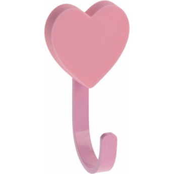Крючок мебельный, сердце, розовый GTV WM-HEART-RZ Крючок мебельный, сердце, розовый GTV WM-HEART-RZ
