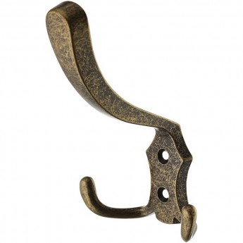 Крючок мебельный старое золото GTV WZ-A0-K24-04 Крючок мебельный старое золото GTV WZ-A0-K24-04