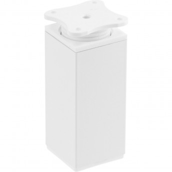 Ножка мебельная квадратная DAKP-27, цвет белый GTV NM-DAK27-100-10