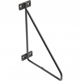 Полкодержатель GTV PP-BAR-20M BAR, 200x160 мм, черный матовый (комплект 2 шт)