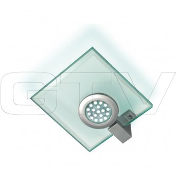 Точечный светодиодный светильник в стеклянном квадрате LD-OSK-1W-41 Точечный светодиодный светильник в стеклянном квадрате LD-OSK-1W-41