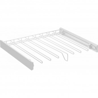 Вешалка для брюк GTV SMART 700 W-WSPD70-VE-10 на шариковых направляющих с доводчиком цвет белый